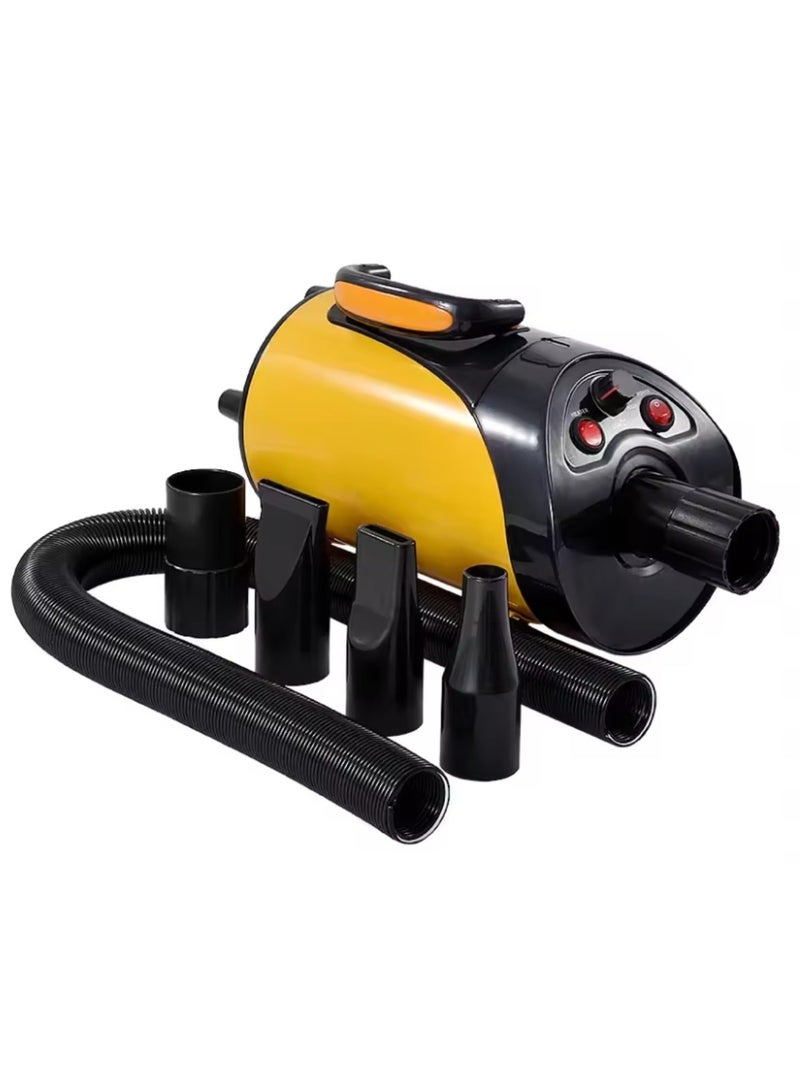 مجفف شعر ومجفف هواء للحيوانات الأليفة، آلة تجفيف احترافية عالية السرعة للكلاب والقطط - Image 1